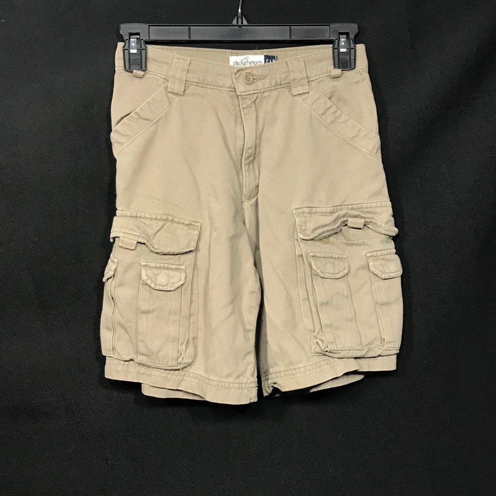 Boys Gap Pocket Shorts Size 8 Khaki